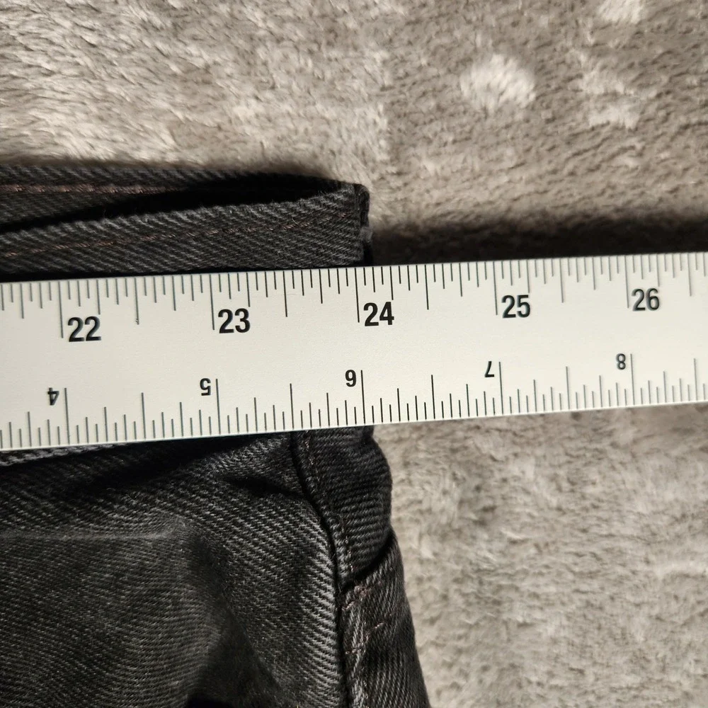 Levi's 505 Jeans Mens 48x31 Black Excellent Straight Leg‎ Regular Fit Denim